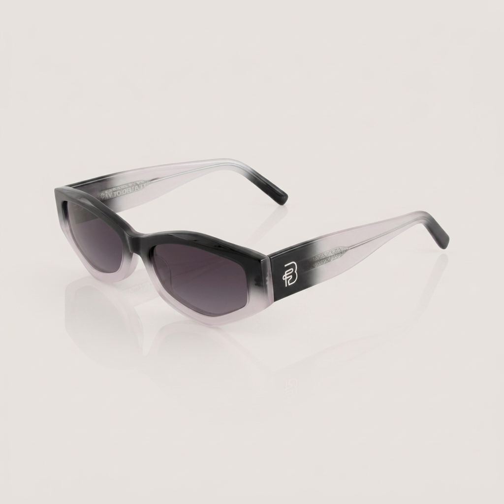 Arena Black Gradient Sunglasses - Fento x Bless