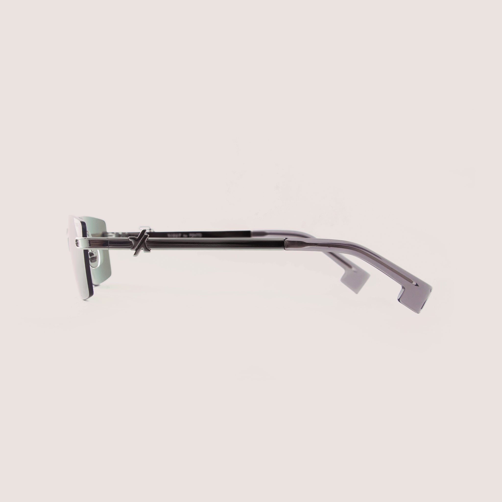Chrome Sunglasses - Silver Green