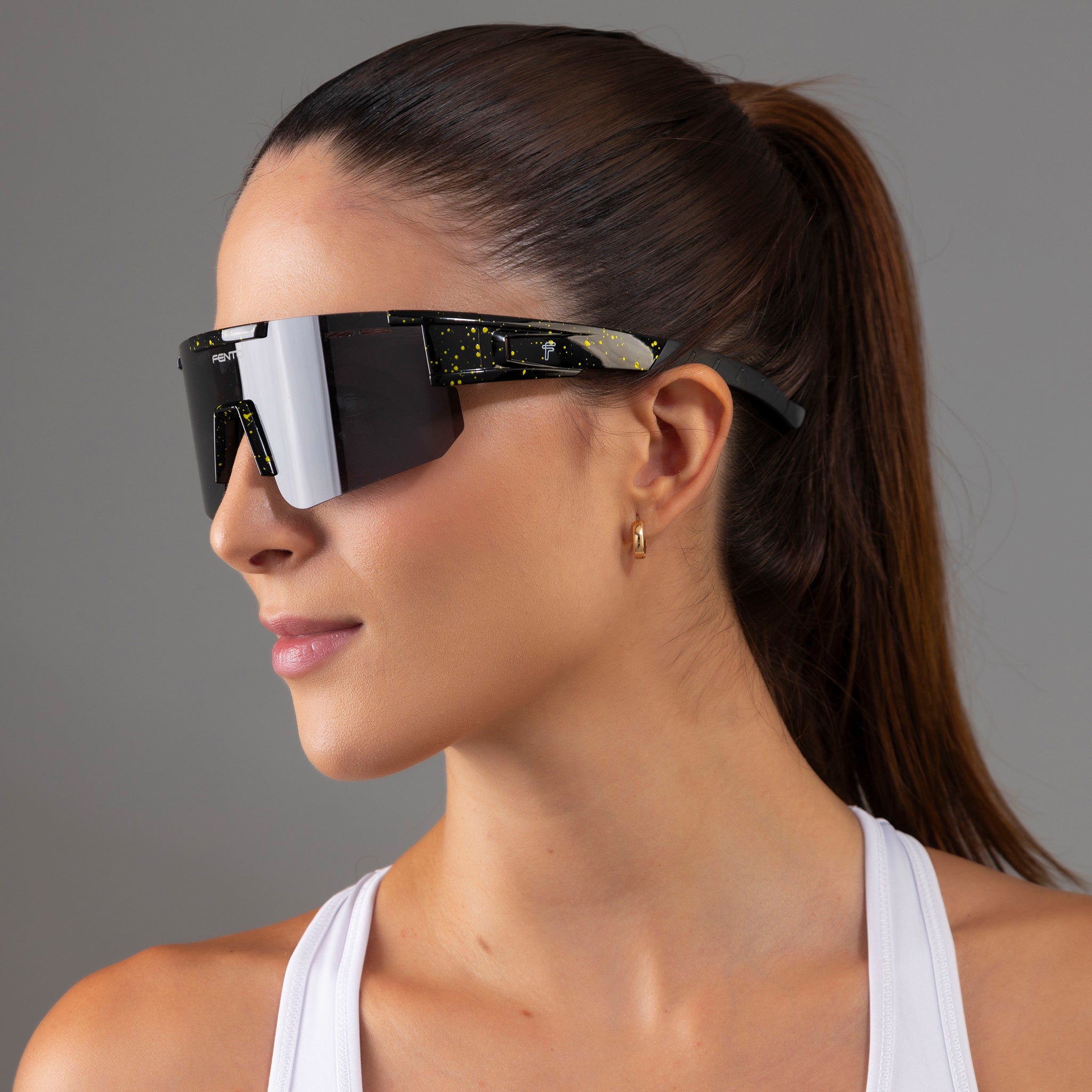 Lentes deportivas Nitro en negro y gris – montura flexible de TR90