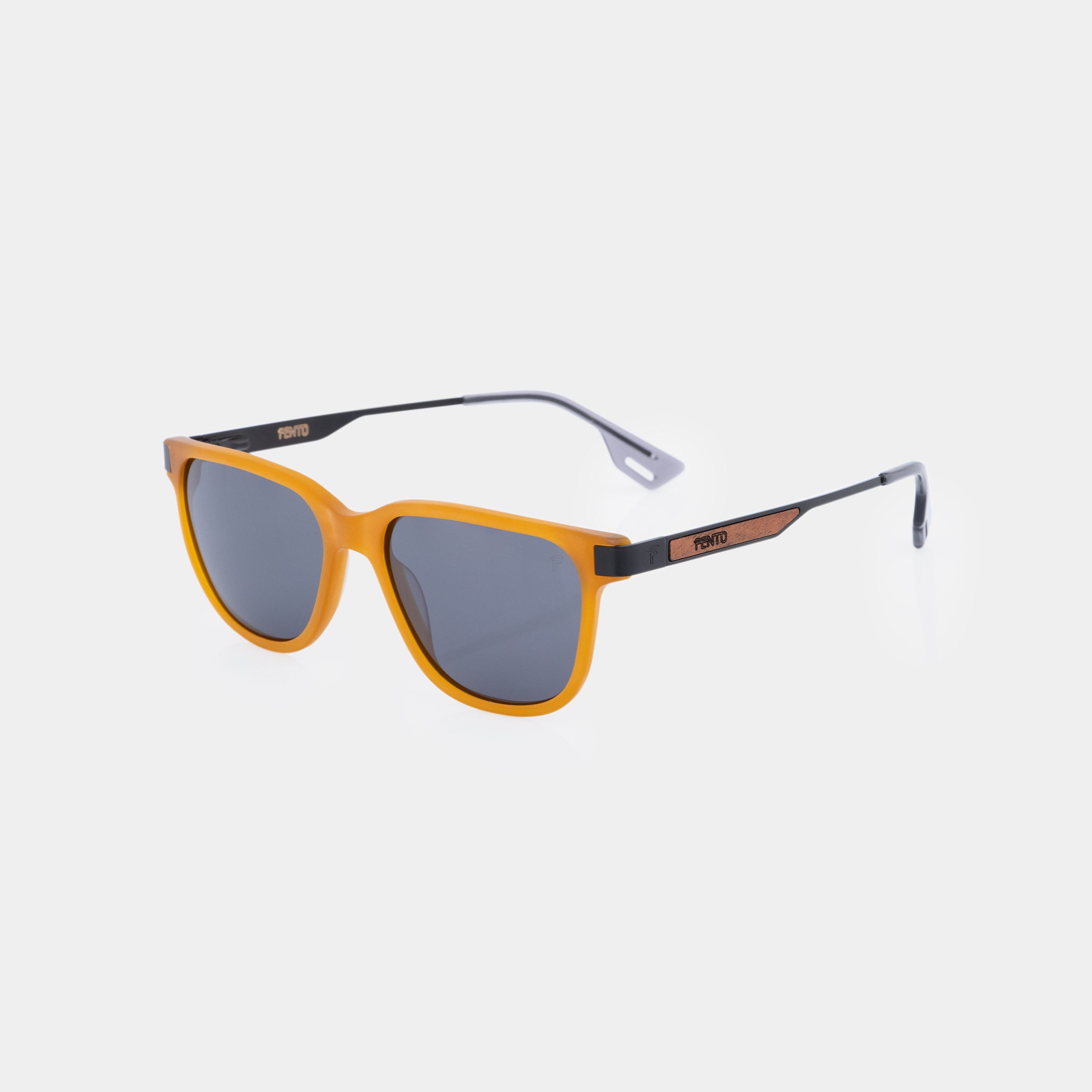 Lentes de sol Specta en tono ámbar gris con montura moderna