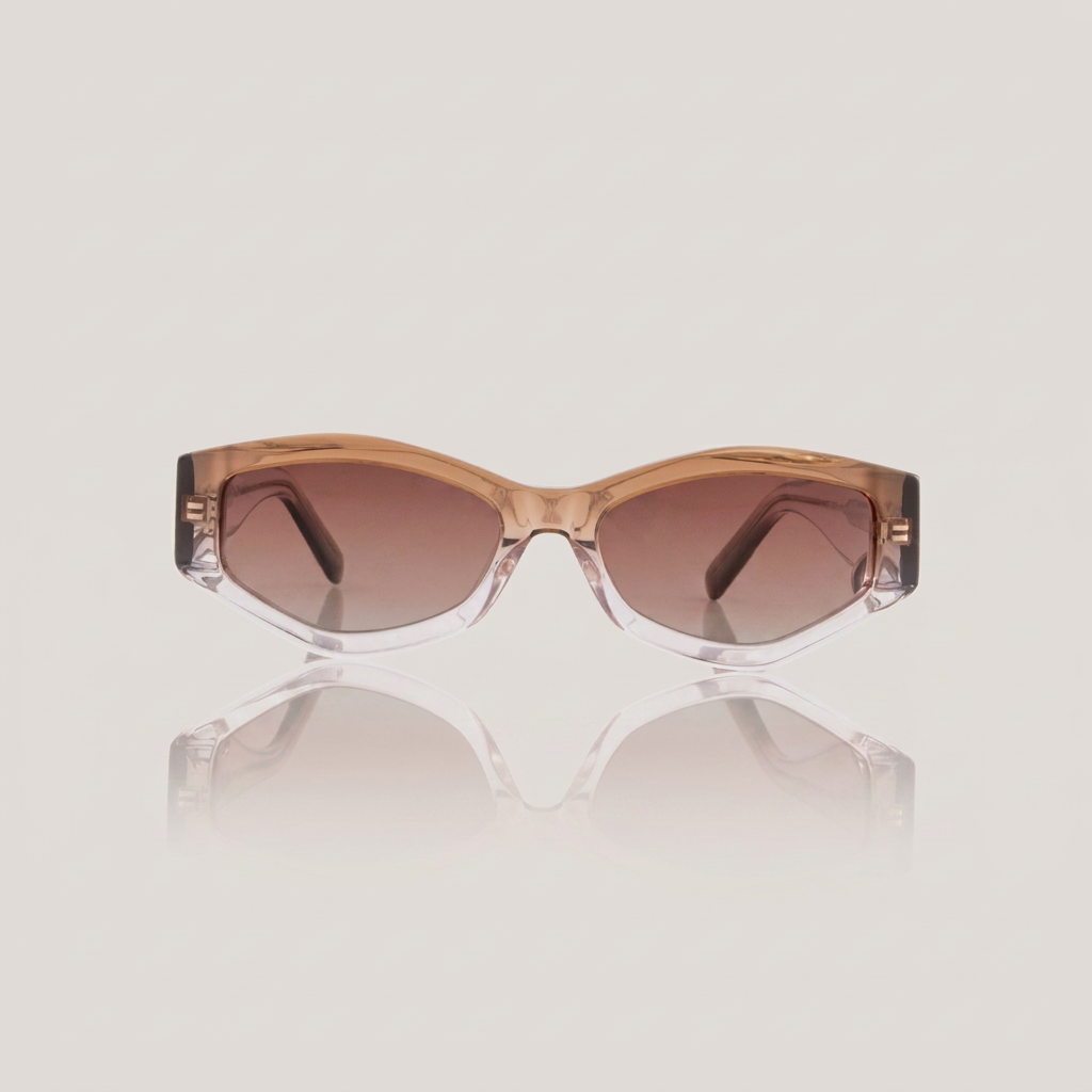 Arena Brown Gradient Sunglasses - Fento x Bless