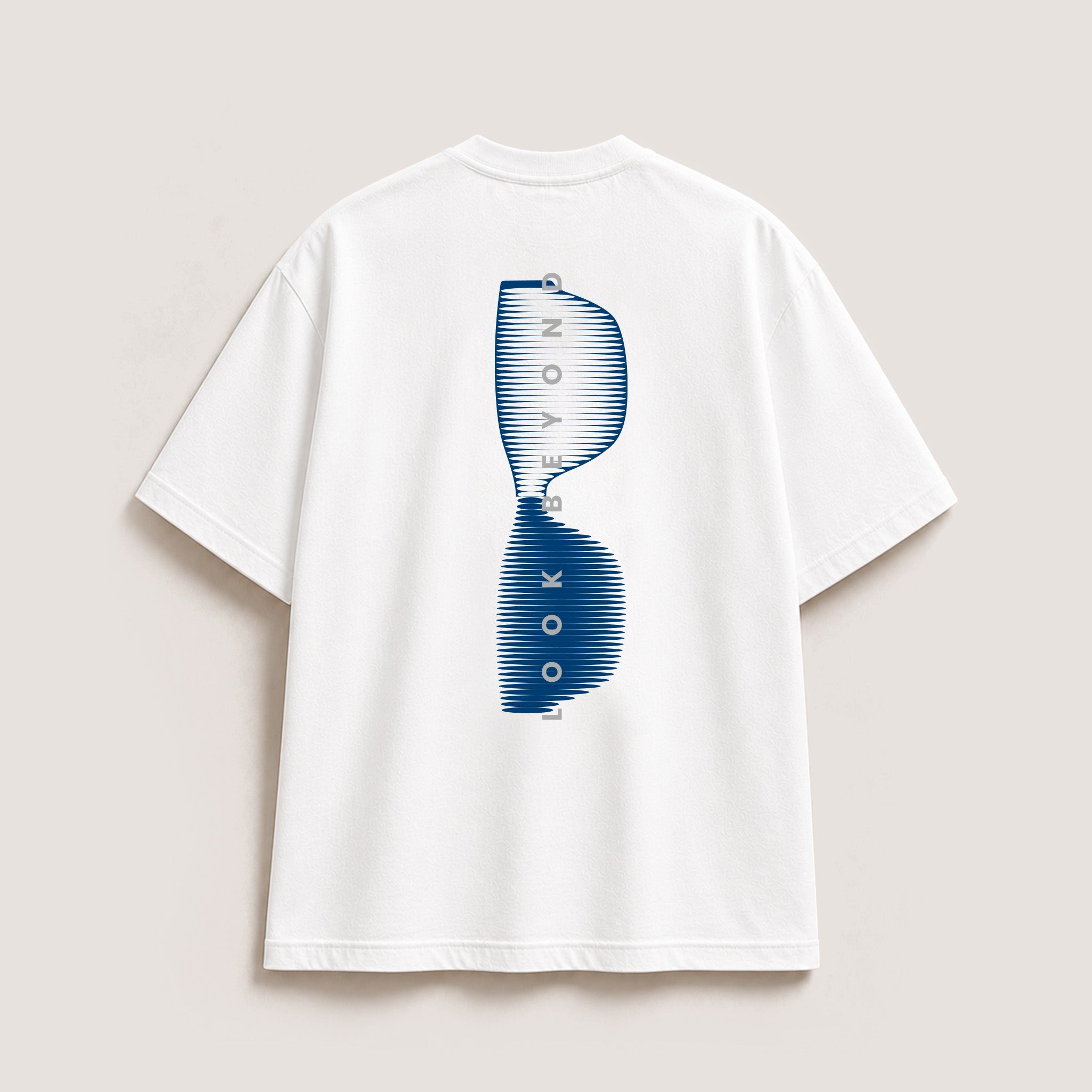 Camiseta semi oversize Blanca - Shades