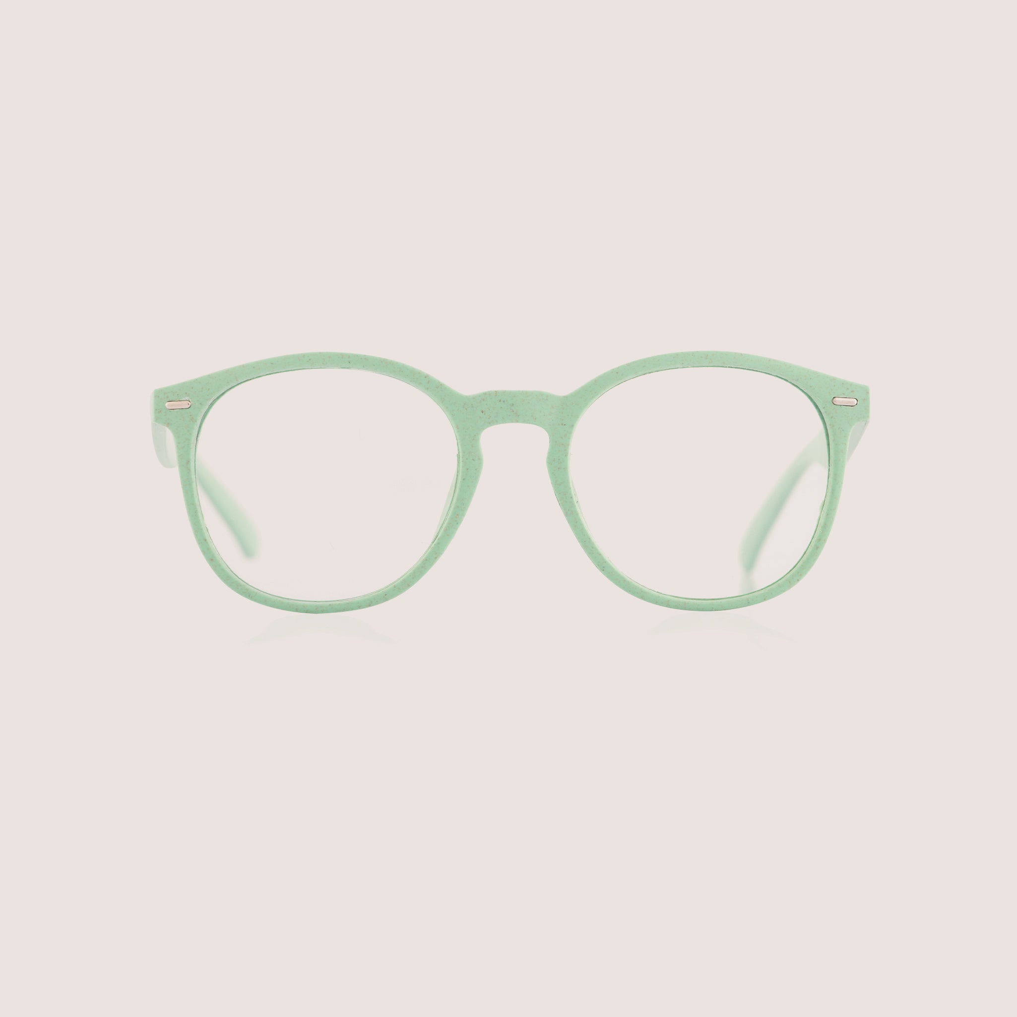 Round Wheat Eyeglasses - Mint