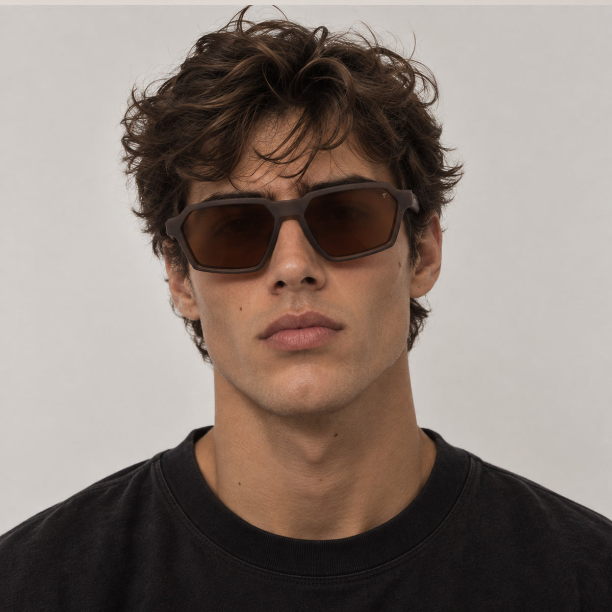 KB02-03 Sunglasses - Brown