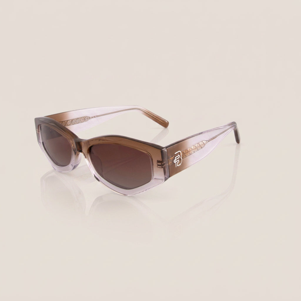 Arena Brown Gradient Sunglasses - Fento x Bless