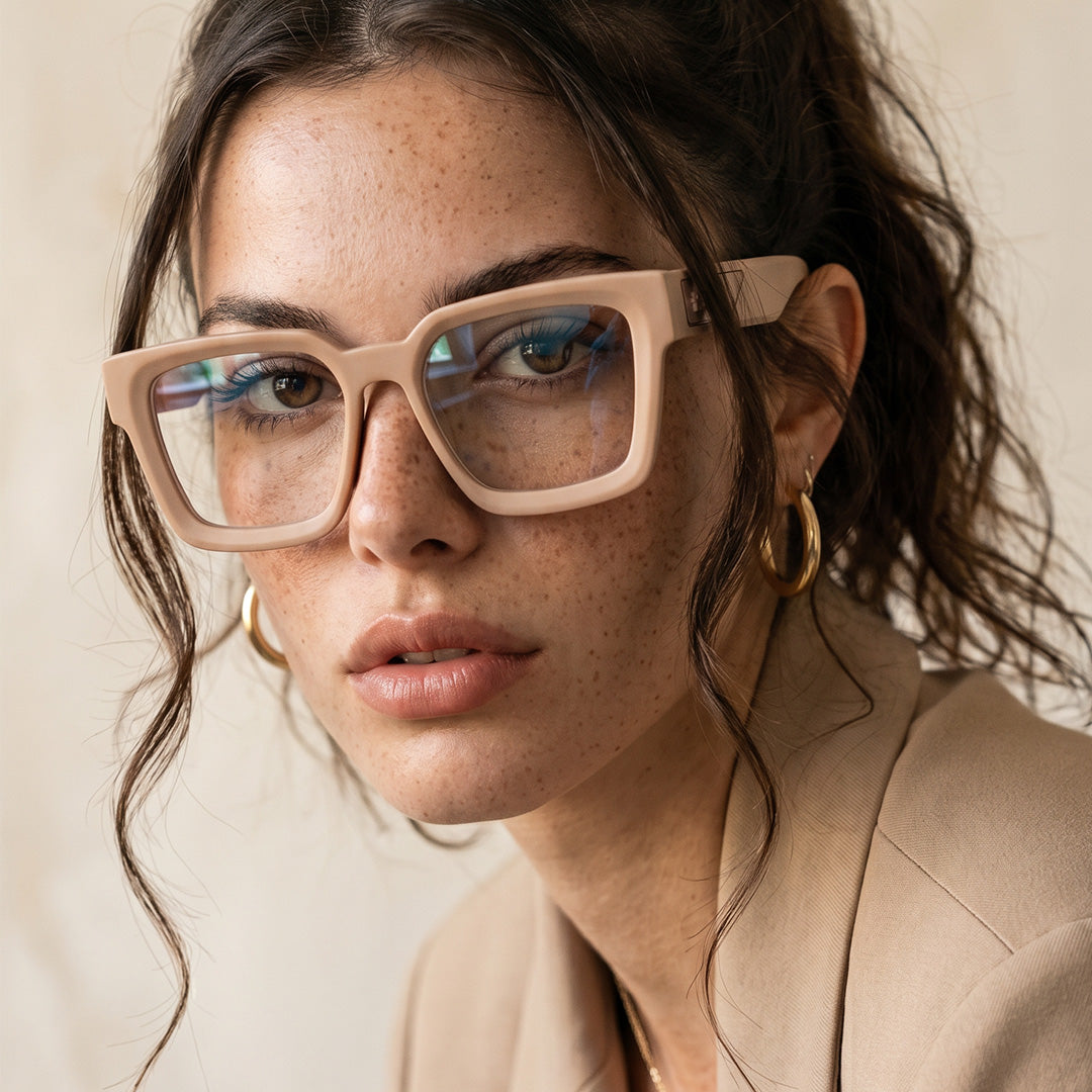 New Bilbao Eyeglasses - Beige