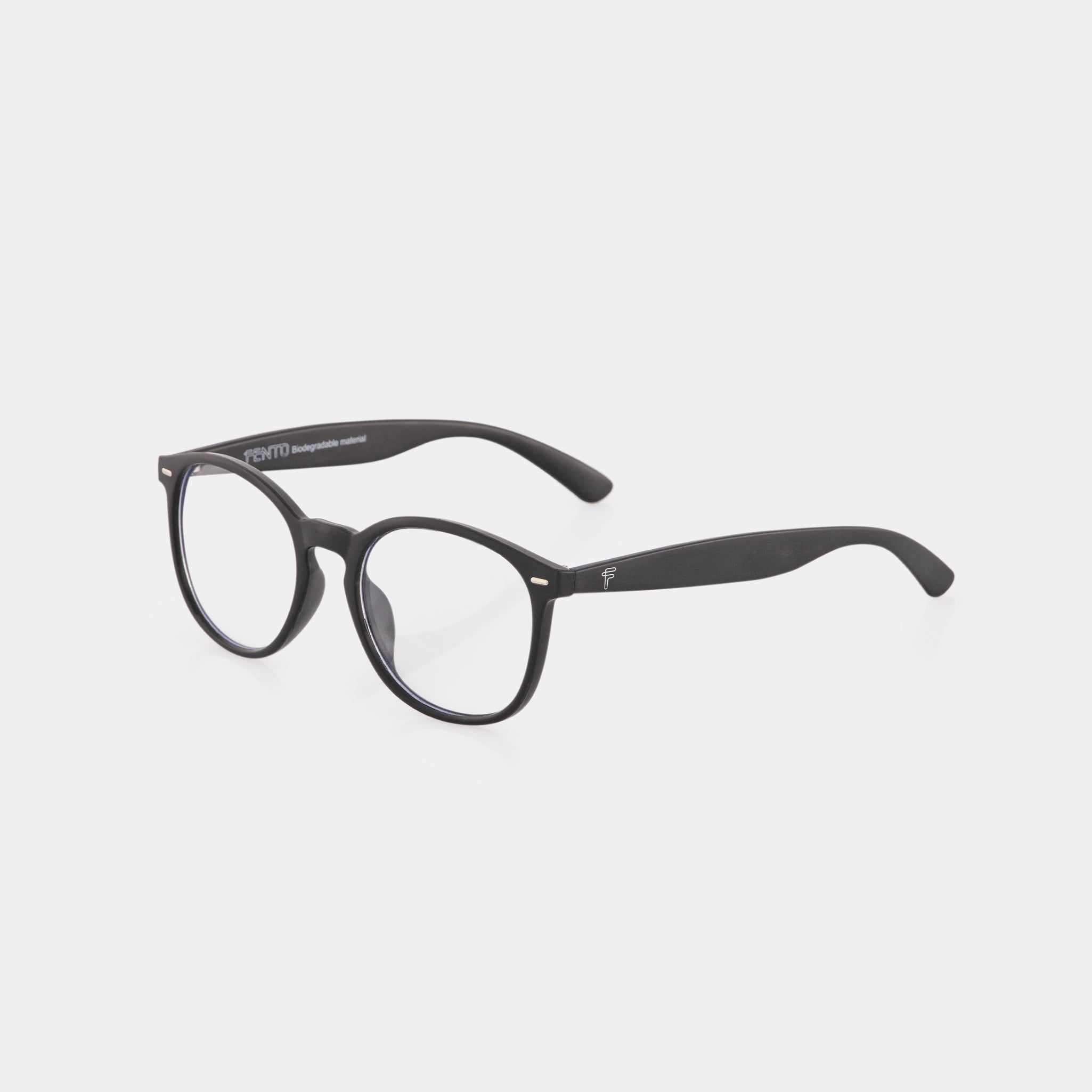 Wayfarer Wheat Eyeglasses - Black