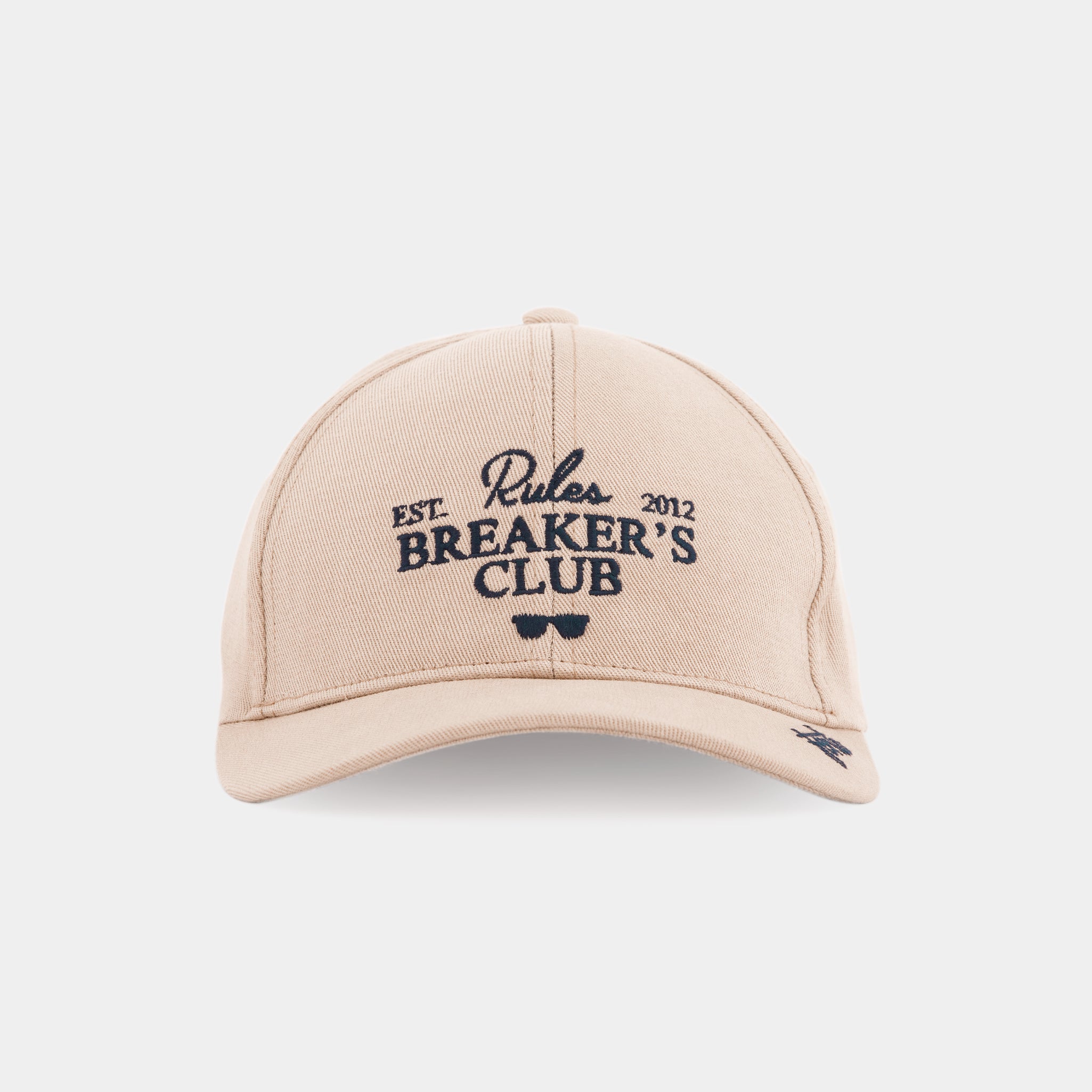 Gorra Rules Breakers beige – estilo clásico de béisbol con ajuste cómodo