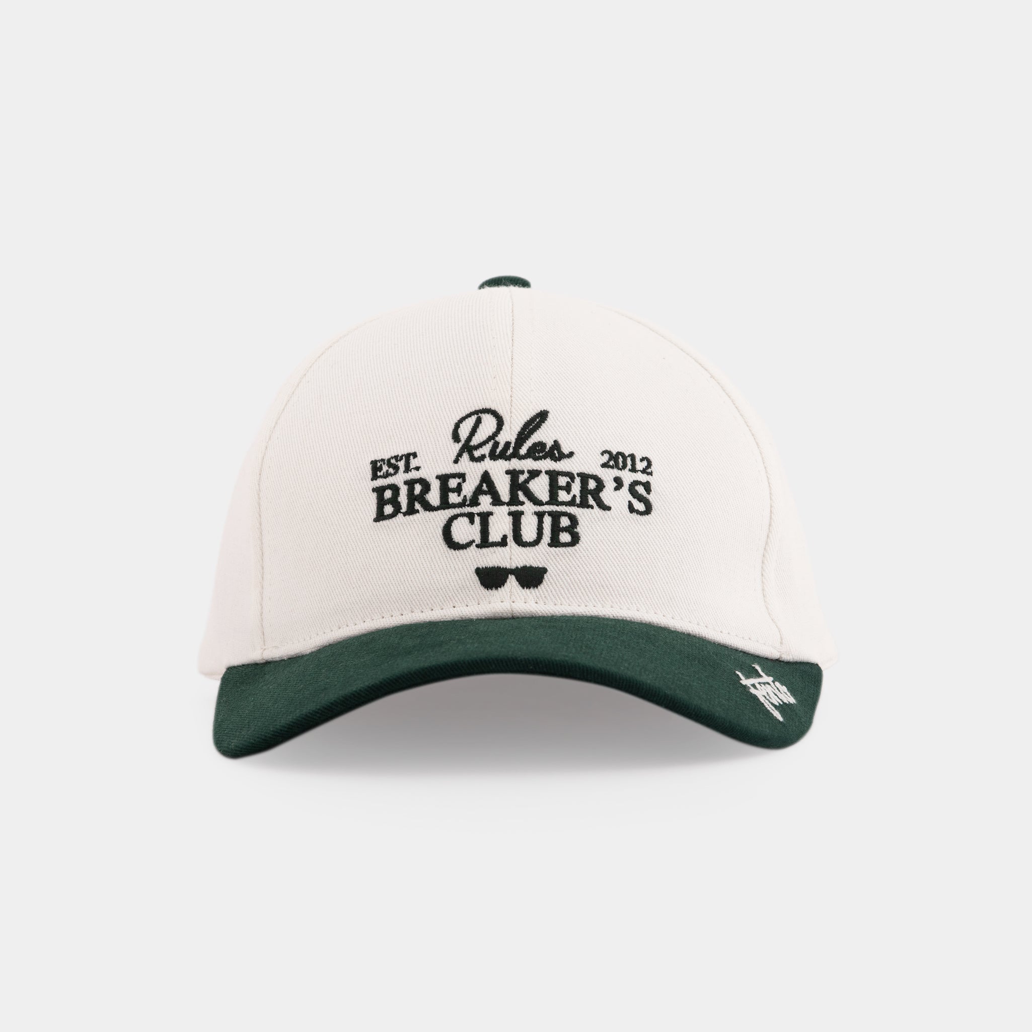 Gorra Rules Breakers verde – estilo clásico de béisbol con ajuste cómodo