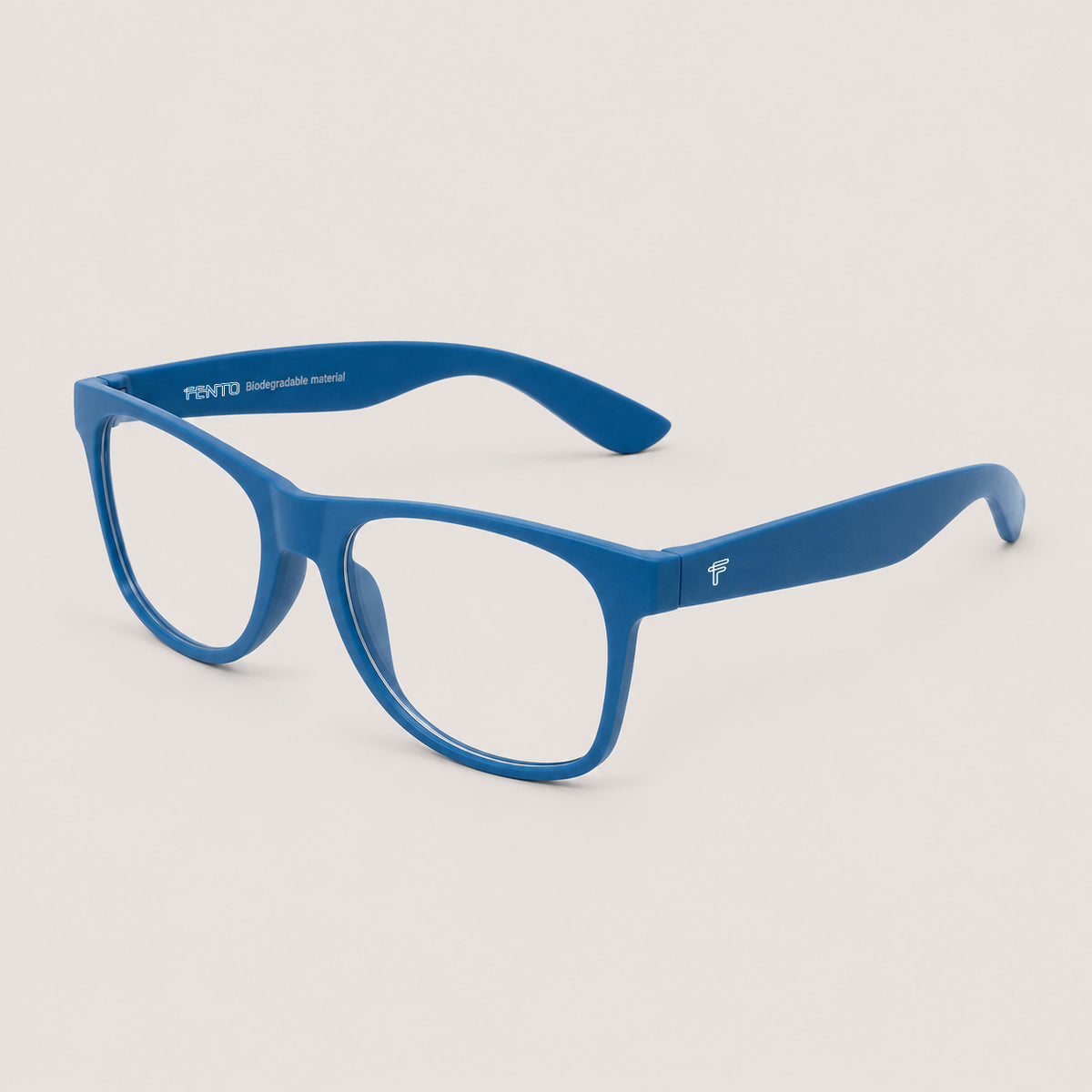 Wayfarer Wheat Eyeglasses - Blue